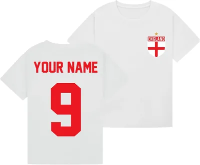 Personalised England 2026 Soccer T-Shirt - Best Deal