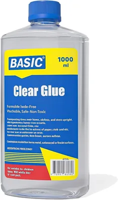 Clear Liquid Glue, 1000ml - Washable & Non-Toxic - Best Deal