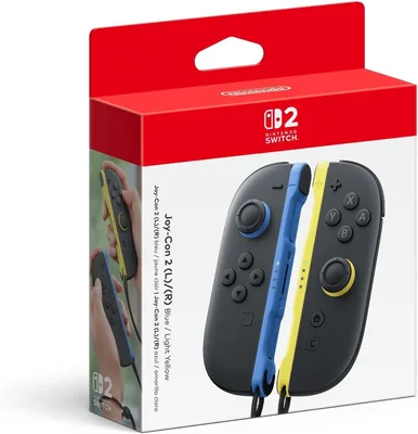 Controladores Nintendo Joy-Con Azul y Amarillo para Switch 2