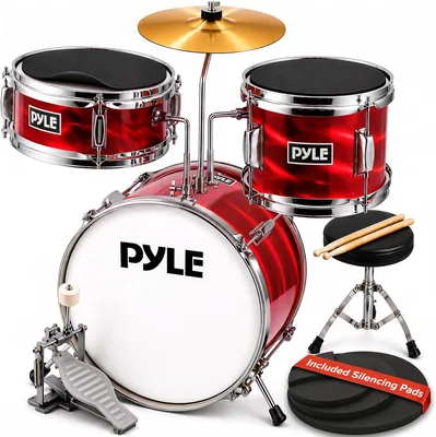 Pyle Kids Drum Set 3 Piece 11% Off