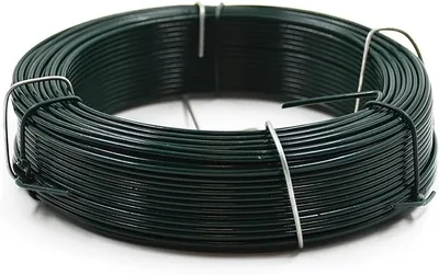 50m Garden Wire Green Plastic Coated Plant Support - Best Deal