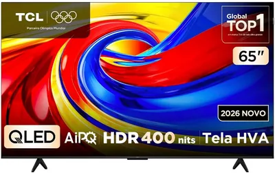 TV Smart TCL 65 Polegadas QLED 4K P7L WiFi Bluetooth Google TV HDR10+ 120 Hz VRR AIPQ 65P7L