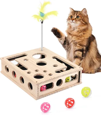 Interactive Cat Toy 34% Off - Hunting Puzzle Box
