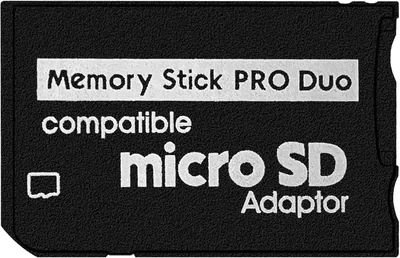 FrostVerve Adapter kart pamięci Micro SD na Memory Stick Pro Duo dla PSP 1000/2000/3000