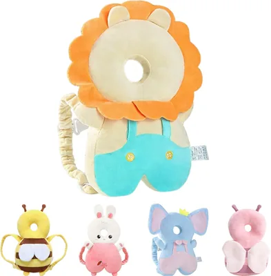 Mochila Protectora de Cabeza LIHSIEN para Bebé, Almohada Ajustable