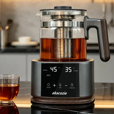 Akacozie Electric Tea Kettle 1.3L ±1℃ Temperature Control 35% Off