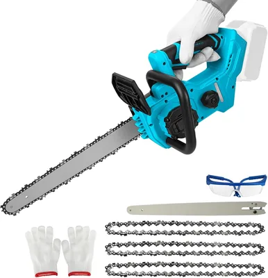 Cordless Bruslöst Motortorv Med Kompatibilitet Till Makita 18V Batteri, 12 Inch Elektrisk Torv Med 3 Kettingar