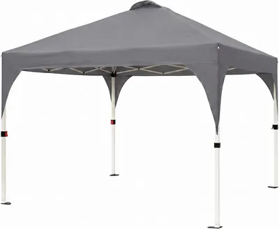 Gazebo 3 x 3 m, Pop-Up Faltdach, UV-Schutz 50+, Partyzelt, Wasserfest, Stabil mit Tragetasche, 4 Sandsäcke & 4 Seile - Best Deal