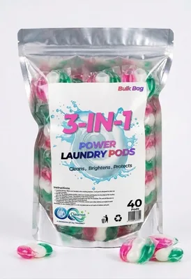 40pc Laundry Detergent Pods - 3-in-1 Bulk Pack | Best Deal