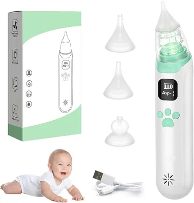 Aspirateur nasal électrique Mouche Bébé, 3 buses en silicone, 3 niveaux - Meilleur Prix