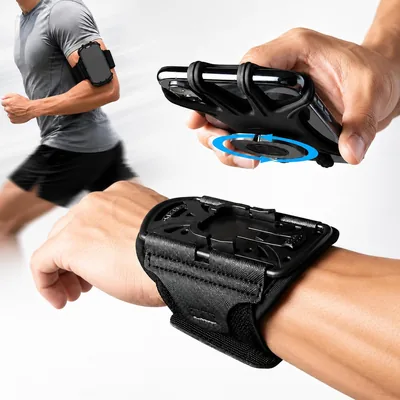 Porta Celular para Correr, Brazalete Deportivo con Rotación 360°