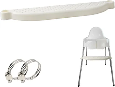 CHENGCKJ Fotstöd för barnstol, kompatibel med IKEA Antilop - Halvpris fotstöd med kläm