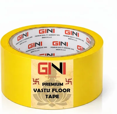 GINI Vastu Floor Tape Yellow 2 Inches x 25 Yards - Best Deal
