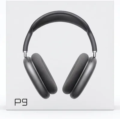 P9 Wireless Over-Ear Headphones, Black, Premium Sound - Best Deal