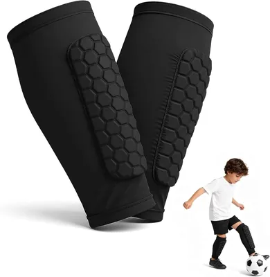 Espinilleras GziwFax para Fútbol, Ideales para Deportes de Alto Impacto y Uso Diario, 1 Par