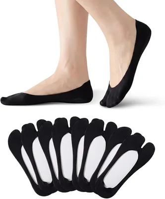 viiotu 4 Pairs Tabi Socks Women Ice Silk No Show Best Deal