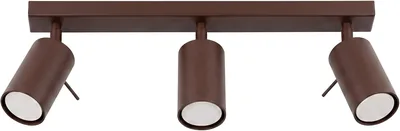 Sollux Illuminazione Anello da Soffitto 3L Marrone - Miglior Affare