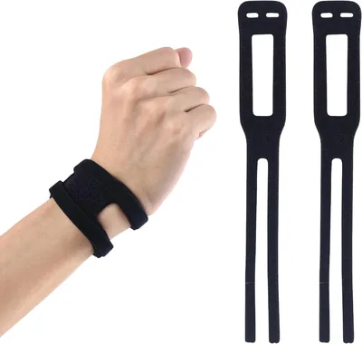 TFCC 2-delig Armstödd Justerbar Armstödd med Justerbar Slut - för Badminton, Yoga, Fitness, Tennis - 32 x 4.5 cm Best Deal