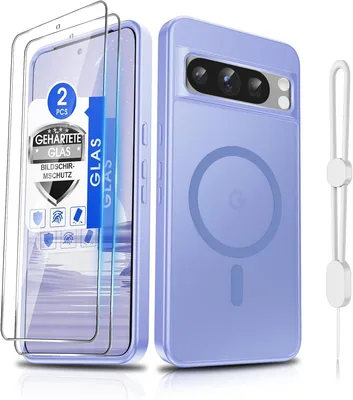 Dizn Magnetyczne etui na telefon Google Pixel 8 Pro 6,7 cala 2023 z MagSafe i szklaną folią ochronną