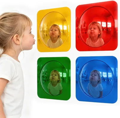 Sensory Bubble Mirrors Kids Pack of 4 - Best Deal