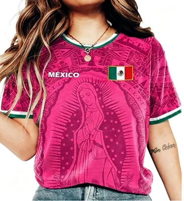 Camiseta Playera México Mundial 2026 para Mujer - Manga Corta con Gráficos