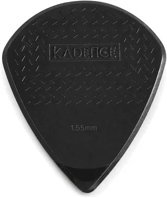 Kadence NG1.55 जामिंग सीरीज नायलॉन गिटार पिक (पैक ऑफ 4) | 1.55mm प्लेक्ट्रम | एंटी-स्लिप ग्रिप के लिए प्रेसिजन कंट्रोल |