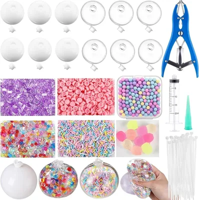 DIY Stress Ball Kit: Pressure Relief with TPR Ball & Tools
