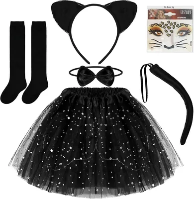 Black Cat Costume Set 36% Off