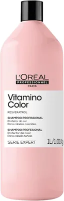 Shampoo L'Oréal Professionnel Vitamino Color, 1L com Resveratrol para Cabelos Coloridos