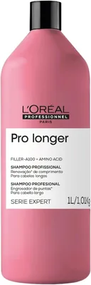 Shampoo L'Oréal Professionnel Pro Longer 1L para Cabelos Finos com Filler-A100 e Aminoácidos