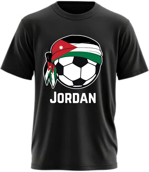 Jordan Football T-Shirt - Adult Vector Soccer Ball Headband Tee