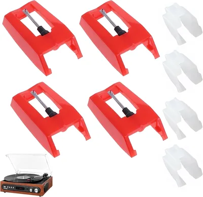 4 Pack Record Player Needle Replacement Stylus - Best Deal