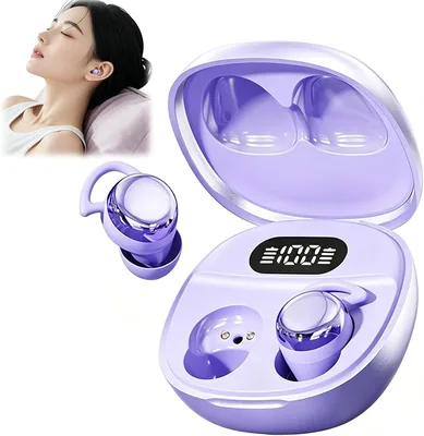 Sleep Earbuds Bluetooth 5.4 Noise Cancelling Mini Earphones