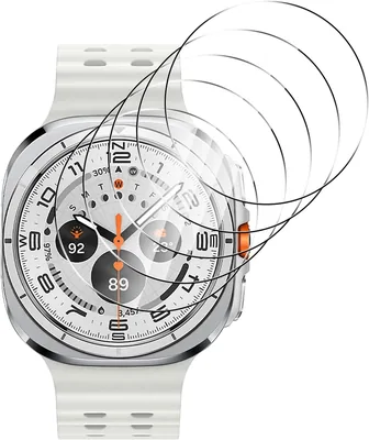 WFTE 5 Pack Skärmsskydd för Samsung Galaxy Watch Ultra 2 47mm 2026.9H Härhet, Fritt Fingeravtryck, Ingen Blas, Temperat Gläde - Best Deal