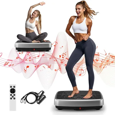 MOSUNY Vibration Plate 2026, Vibrationsplatte mit Doppelmotoren für Gewichtsverlust und Ganzkörper-Training