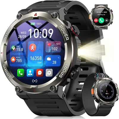 Blackview Military Smart Watch Men's Fitness Tracker