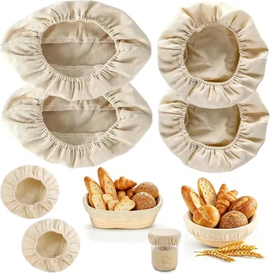 6 Pcs Bread Proofing Basket Liner Cloth Best Deal