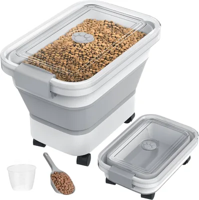 Collapsible Dog Food Storage Container Best Deal
