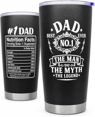 Dad Gifts Tumbler 20oz Stainless Steel Travel Cup Best Deal