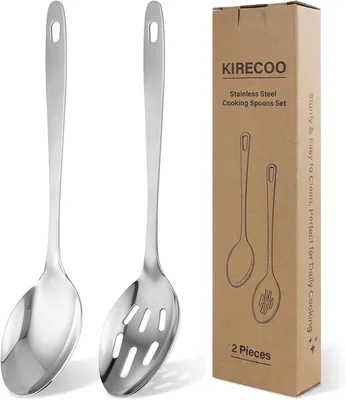 Kirecoo Stainless Steel Serving Spoons Set