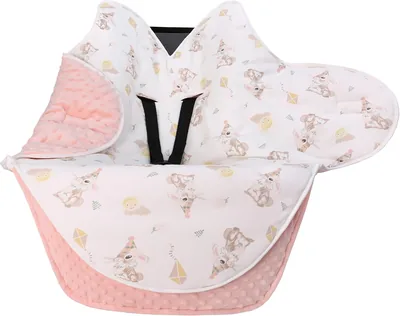 LAT Newborn Swaddling Blanket - Double Sided