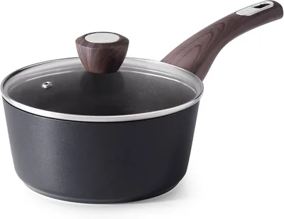 SENSARTE Nonstick Sauce Pan 18cm with Lid