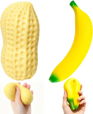 Peanut Squishy & Banana Squishy - 2026 New Slow Rising Stress Relief
