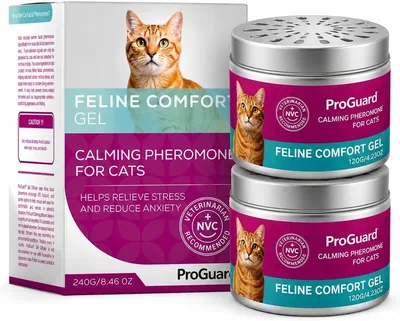 ProGuard® Diffusore Gel Calmante per Gatti - 120 Giorni - Anti-Ansia e Stress, Ideale per Cuccioli