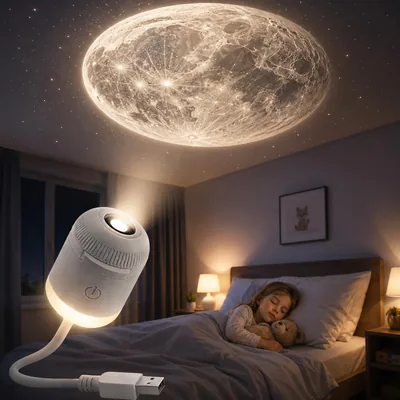 2-in-1 Galaxy Projector Night Light - 10% Off