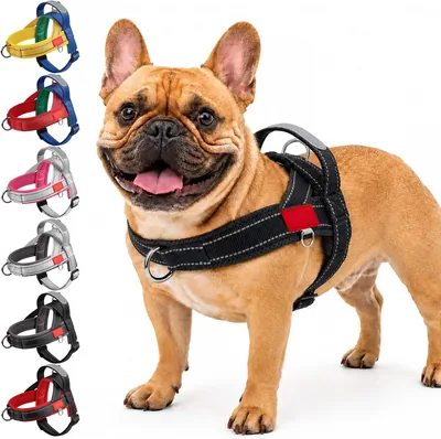 Ledeak No Pull Front Clip Harness Control Handle Small Medium Dogs Best Deal