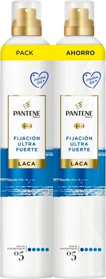 Laca para el Pelo Pantene Pro-V Fijación Ultrafuerte con Jojoba, 2x370ml | Mejor Precio