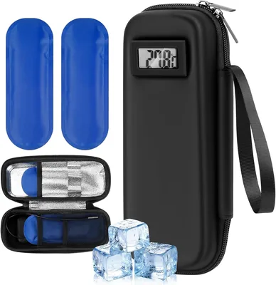Insulin Cooler Travel Case - TSA Approved Medicine Cooler Bag with Ice Bag