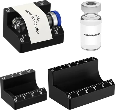 Vial Label Applicator Kit: 2pcs Manual Labeler for Essential Oil Bottles