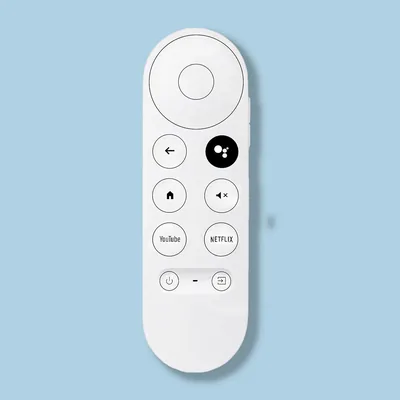 ريموت كنترول جوجل تي في شيركاست 4K أبيض/HDTV، ريموت صوتي جوجل تي في GA01923-US، GA01409-US، GA01919-US